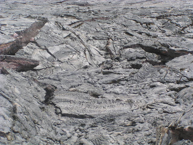 barren lava field - free image