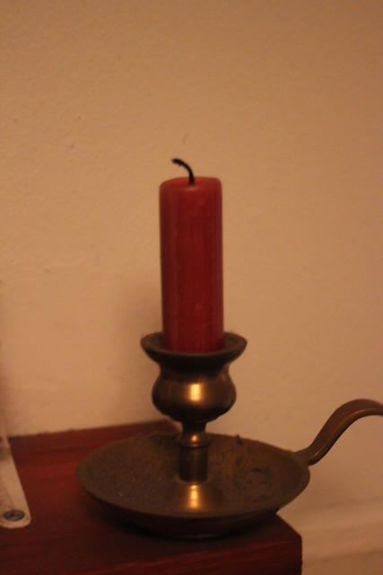 candle with stand - free image