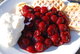 cherries and waffles