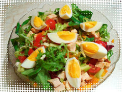 egg and meat salad