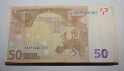 European currency note