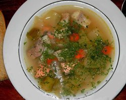 Fennel fish soup