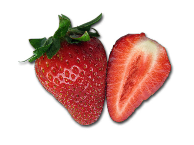 fresh juicy strawberry - free image