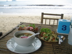 lunch at beach
