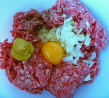 marinating minced meat