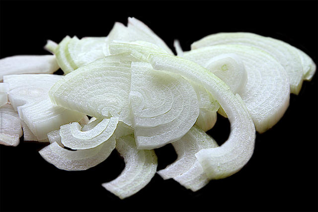 onion half rings - free image