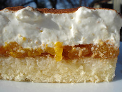 savoury orange cheese cake
