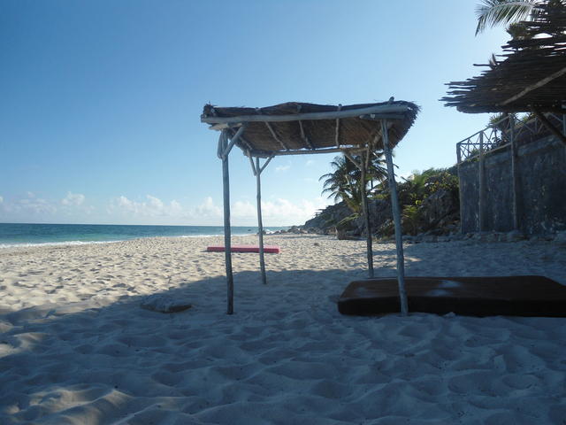 shade on the beach - free image