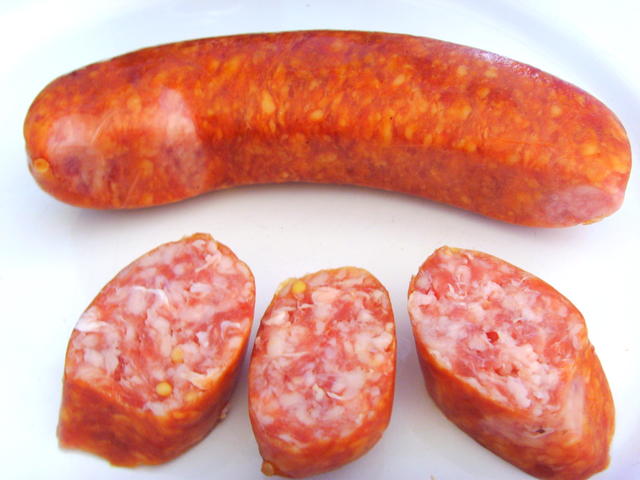 smoked sausage raw - free image