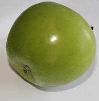 a fresh apple