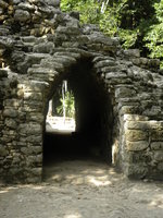 a small dark tunnel
