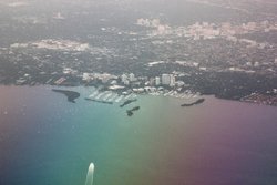 Aerial view of the city