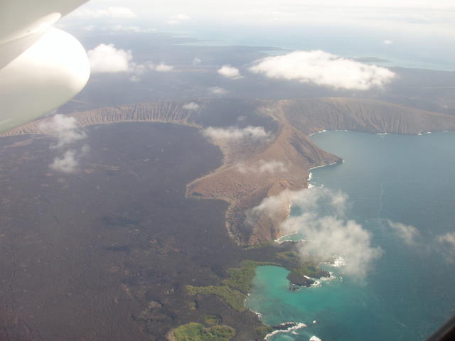 ariel view of the Galapagos - free image