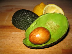 Avocado and lemon