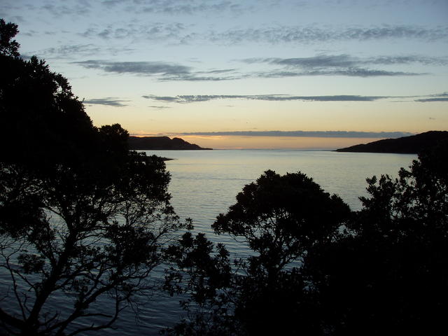 bay at dusk - free image