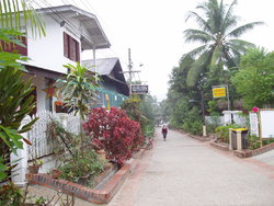 Beautiful Street in laos