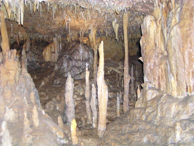 Big stalagmites - free image
