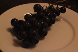 Black grapes