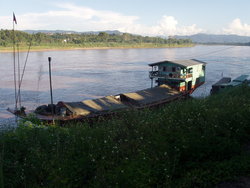 boat in the bank of lake