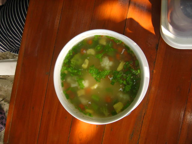 bowl filled with soup - free image