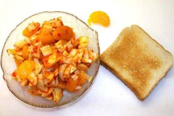 bread and salad