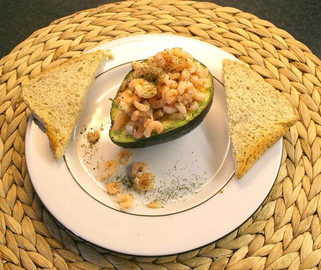 bread and shrimps - free image