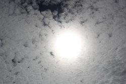 bright Sphere of clouds