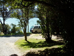 camping at lake