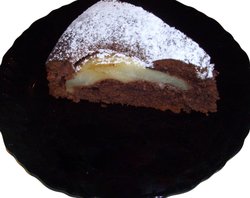 chocolate pear cake