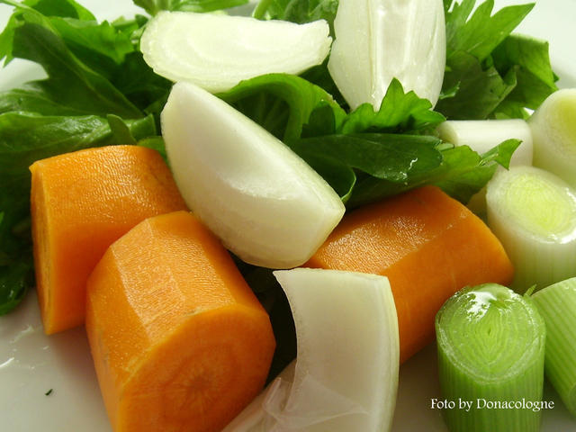 chopped vegetables - free image