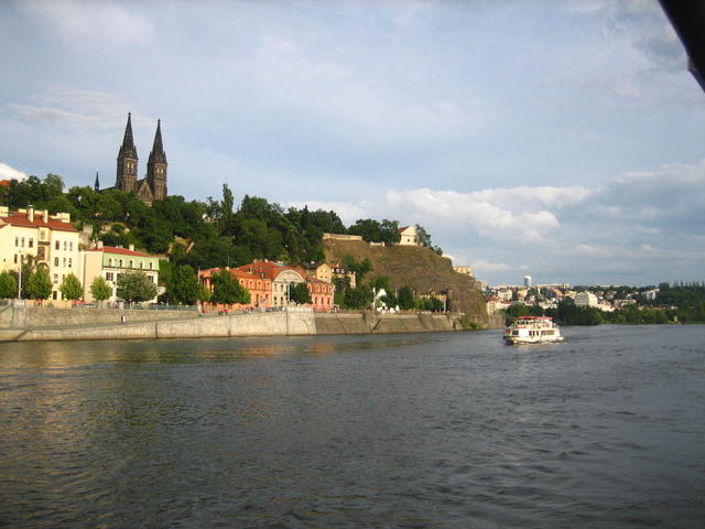 City beside river - free image