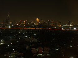 City in night view