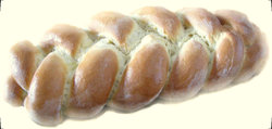 Classic yeast plait