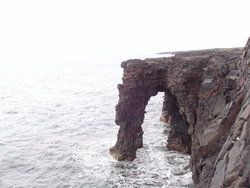 cliffs with arc