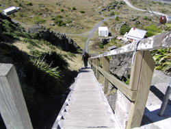 Climbing stairs