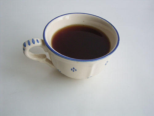 cup of black tea - free image