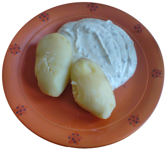 curd and potatoes - free image