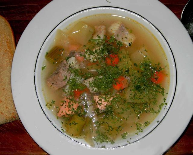 Fennel fish soup - free image