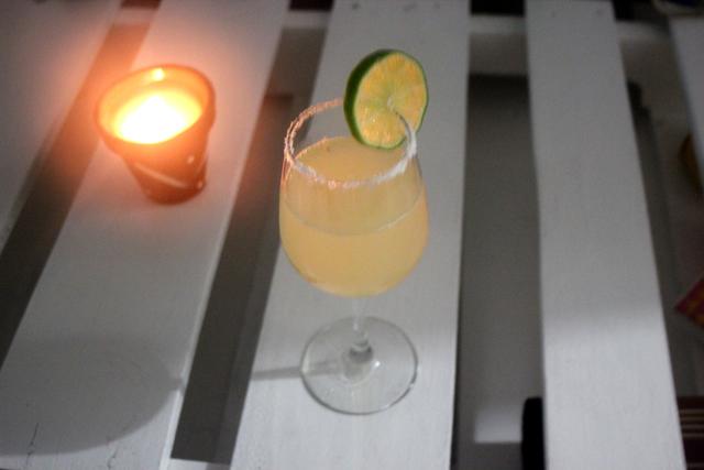 Fresh magarita at night - free image