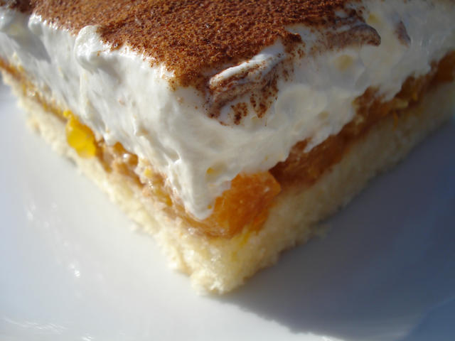 Fresh tangerine cake - free image