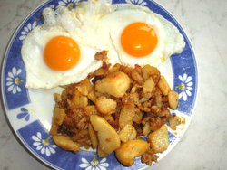 Fried eggs