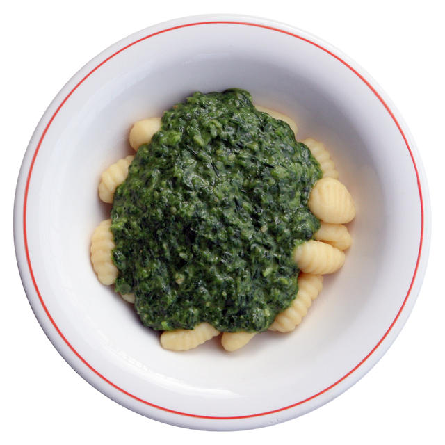 Gnocchi with Spinach paste - free image