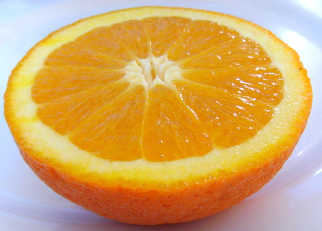 half orange - free image