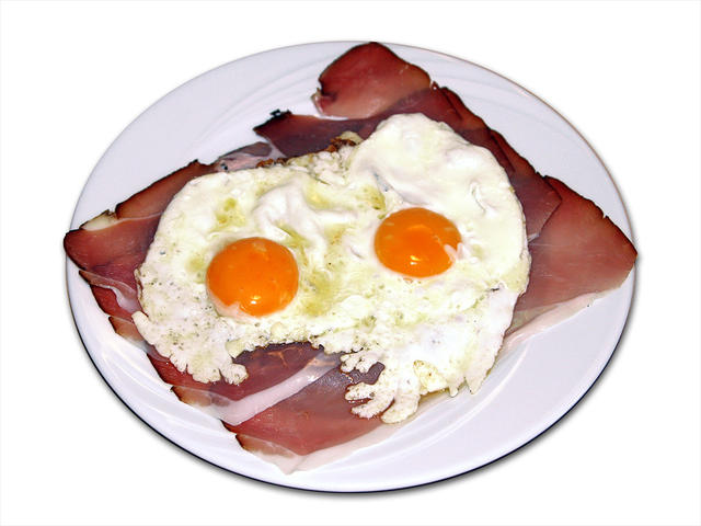 hamd and eggs - free image