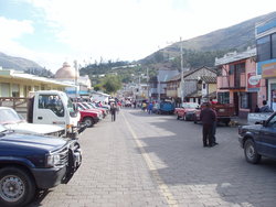 hilly market place