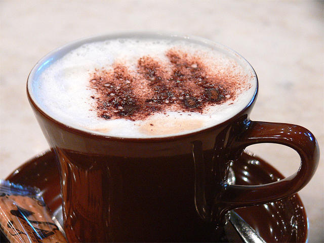 Hot cappuccino - free image