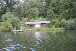 House besides the lake