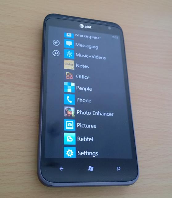 HTC Titan II X825a front - free image