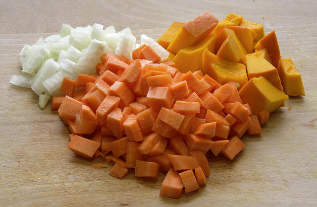 ingredients for pumpkin soup - free image