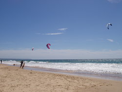 kites and beach